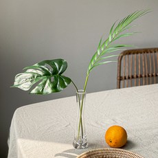 RYMD 龜背竹棕櫚葉人造花瓶套組, 混色