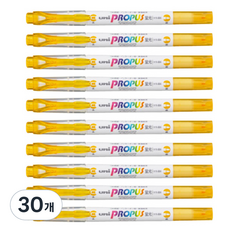 三菱 Uni PROPUS Soft Line PUS-102T 螢光筆, 茉莉花色, 30個