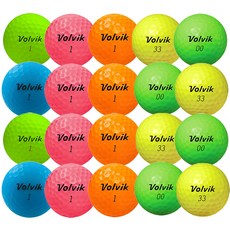 Volvik 二手混合高爾夫球 特A+級 42.67mm, 1組, 混色