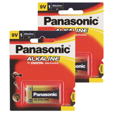 Panasonic 國際牌 大電流鹼性電池 9V, 2顆, 1入