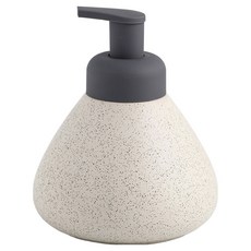 葉子小舖 北歐風造型陶瓷洗手乳瓶, 1個, 錐形 白色