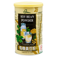 元豪食品 有機黃豆粉 純素, 600g, 1罐, 1罐
