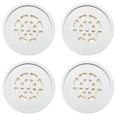 Dewbell 旅行用蓮蓬頭替換濾心, 4個, 薰衣草, 紅葡萄, 檸檬