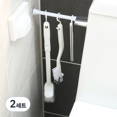 Sort It 多用途浴室清潔工具 伸縮桿浴室清潔刷 刷具 6件組, 2套, 混色