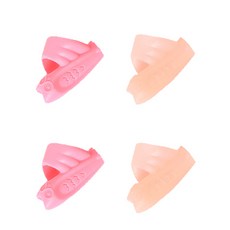 GGOSA 握筆輔助器 貓頭鷹款, 粉色的, 4個