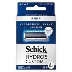 Schick 舒適牌 水次元5辨型刮鬍刀片 獨特吸震設計 精細掀蓋設計, 4片, 1盒
