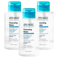 아토오겔 클렌징워터, 500ml, 3개