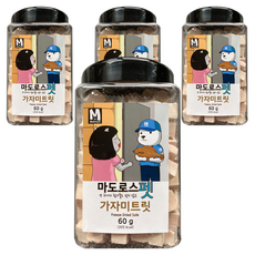 마도로스펫 반려동물 동결건조 간식, 가자미, 60g, 4개