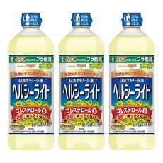 OilliO 油菜籽油 適合各種烹調方式 少油煙安心全家食用, 800g, 3瓶