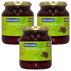 발투센 유기농 레드키니빈 통조림, 360g, 3개