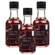 고맙당 저당 핫불닭소스, 180g, 3개