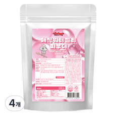 Toppings 魔法水凝凍粉, 1kg, 4個, 1入