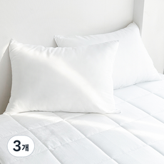 아이닉스 저데니아 깨끗한 목이편한 베개솜, 화이트, 3개
