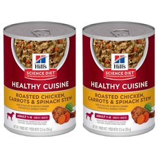 Hill's 希爾思 SCIENCE DIET 成犬 健康美饌主食罐頭, 雞肉, 354g, 2罐