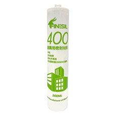 FINESIL互力精密化學 建築用密封材料 互力中性矽利康 #400 透明 300ml, 1個