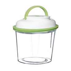 comboEZ 康博益 智能電動自動抽真空寵物食物保鮮罐 手柄款, 食品級AS材質, 24H自動監測, 防霉抗菌, 隔絕濕氣、蟲蟻, 綠色, 3.5L, 1個