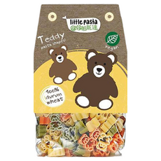 Little Pasta 小小帕斯達 泰迪熊造型義大利麵 100%杜蘭小麥粉製成, 250g, 1包