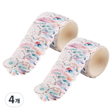 인디케이 솜사탕 드림케처 마스킹 테이프, 4개