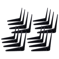 ZIO-BIZ 까치발 선반대 블랙 M 200 x 150 x 35 mm, 16개