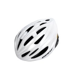 GIANT 捷安特 TOURING 3.0 自行車安全帽 全新3.0版 In-mold一體成型技術 21個透氣孔設計 頭圍旋鈕設計, 頭圍58~61cm, 亮珍珠白, 1個