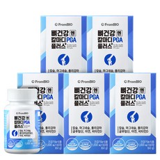 FromBIO 骨骼保健是鈣鎂維他命D PGA Plus 60g, 60顆, 5個