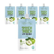 맑은내일 곤약 워터젤리 사과, 150g, 5개