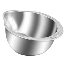 Alpha Commerse全不鏽鋼304瀝水洗米蔬菜洗菜籃, 單色, 1個