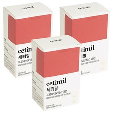 세티밀 여성 질 유래 프로바이오틱스 아연 유산균, 30정, 3개