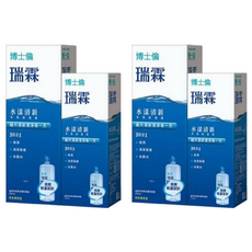 BAUSCH LOMB 博士倫 瑞霖水漾清新多效保養液 355ml + 120ml, 2組, 475ml