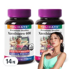 홀리데이즈 잔티젠 600, 30정, 14개