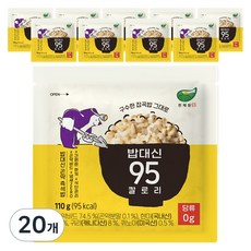 한채원 밥대신 95 칼로리 플레인 곤약잡곡밥, 110g, 20개