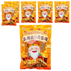 Chiao-E 巧益 土地公綜合花生糖 新版, 150g, 6包