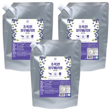 초록원 블루베리잼 파우치형, 1kg, 3개