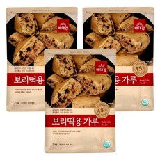 배대감 보리떡용 가루, 3개, 2kg