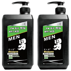 MEN 男人香 薄荷涼感洗髮乳, 1L, 2瓶
