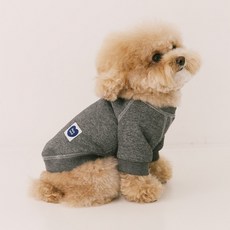 PETSLAND 狗狗 Linea 刷毛 T恤, 炭灰色, 1個