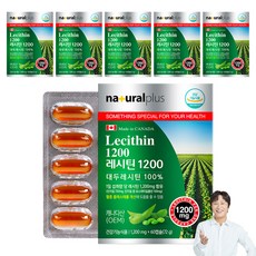 naturalplus 大豆卵磷脂膠囊 1200mg, 60顆, 6盒