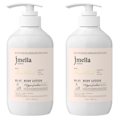 jmella 法式漫舞香水身體乳液, 青檸與羅勒香, 500ml, 弱酸性配方, 2瓶