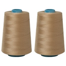 多針縫紉線, 香檳米色, 2捲