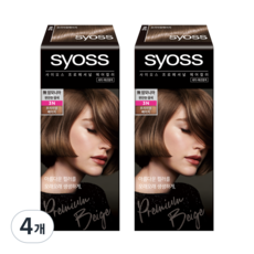 사이오스 프로페셔널 헤어컬러 새치커버, 3-N프리미엄베이지, 4개