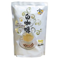 啡茶不可 金活力 2合1無糖白咖啡 純正原味, 20g, 15入, 1袋