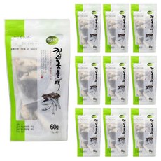 바다소리 천연국물팩, 60g, 10개
