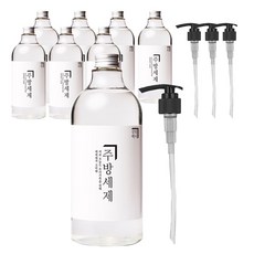 Homekeeping 餐具清潔劑 青橘香 2瓶+專用壓頭, 1L, 8瓶