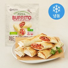 남향 마일드 콤비네이션피자 브리또 (냉동), 125g, 1개, 6개입