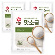 백설 맛소금, 250g, 3개