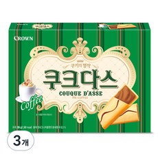 CROWN 皇冠 法式薄燒夾心餅乾 維也納咖啡口味, 289g, 3盒