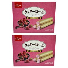 Aijia 愛加食品 草莓甜心爆爆捲, 2盒, 75g