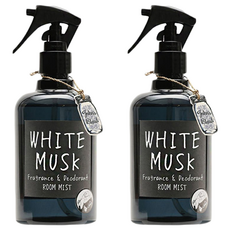 John's Blend 室內芳香噴霧 白麝香, 植物萃取, 持久清新, 有效消除異味, 280ml, 2瓶