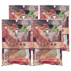 德昌五香牛肉乾 草飼牛肉 獨立包裝 傳統工藝製作 健康美味, 100g, 4包