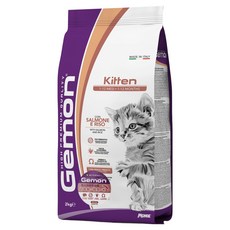 Gemon 啟蒙 幼母貓用乾飼料, 鮭魚 + 米, 2kg, 1袋